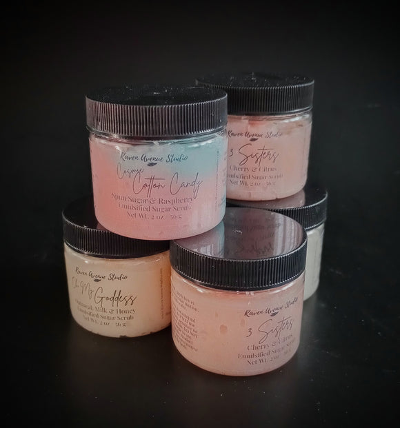 Various 2 oz sugar scrubs