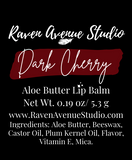 Dark Cherry Aloe Butter Lip Balm