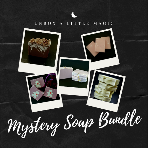 various soaps pictured for mystery bundle