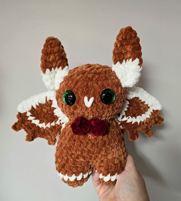 Gingerbread Bat Plushie