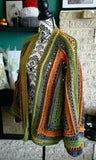 Grunge Sunflower Crochet Cardigan