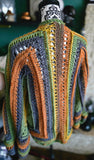 Grunge Sunflower Crochet Cardigan