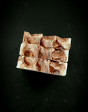 Arcane Study artisan soap brown with white swirls