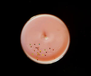 Pink Maxi Ritual candle with glitter