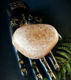 Gardener's Stone scrubbing soap. Tan stone in a rock shape.