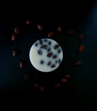 Dark magick brew solid lotion bar with coffee beans inside