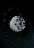 Dark magick brew solid lotion bar with coffee beans inside