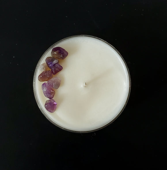 Unscented Amethyst Maxi Tealight Candle