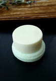 Rosemary mint shampoo bar with conditioner bar, green