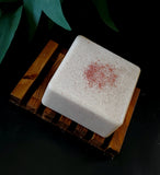 Walnut colored  slated  wooden soap dish, rectangle shape