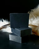 Blacksmith soap scrub bar. Black soap