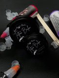 Tattoo balm in  in black tin 1 oz and 1/2 oz size