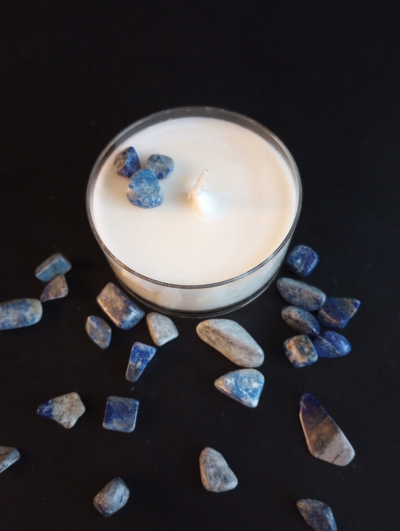 Sodalite Crystal Maxi Candle