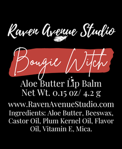 Bougie Witch Aloe Butter Lip Balm - Champagne & Raspberries