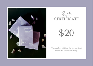 gift certificate